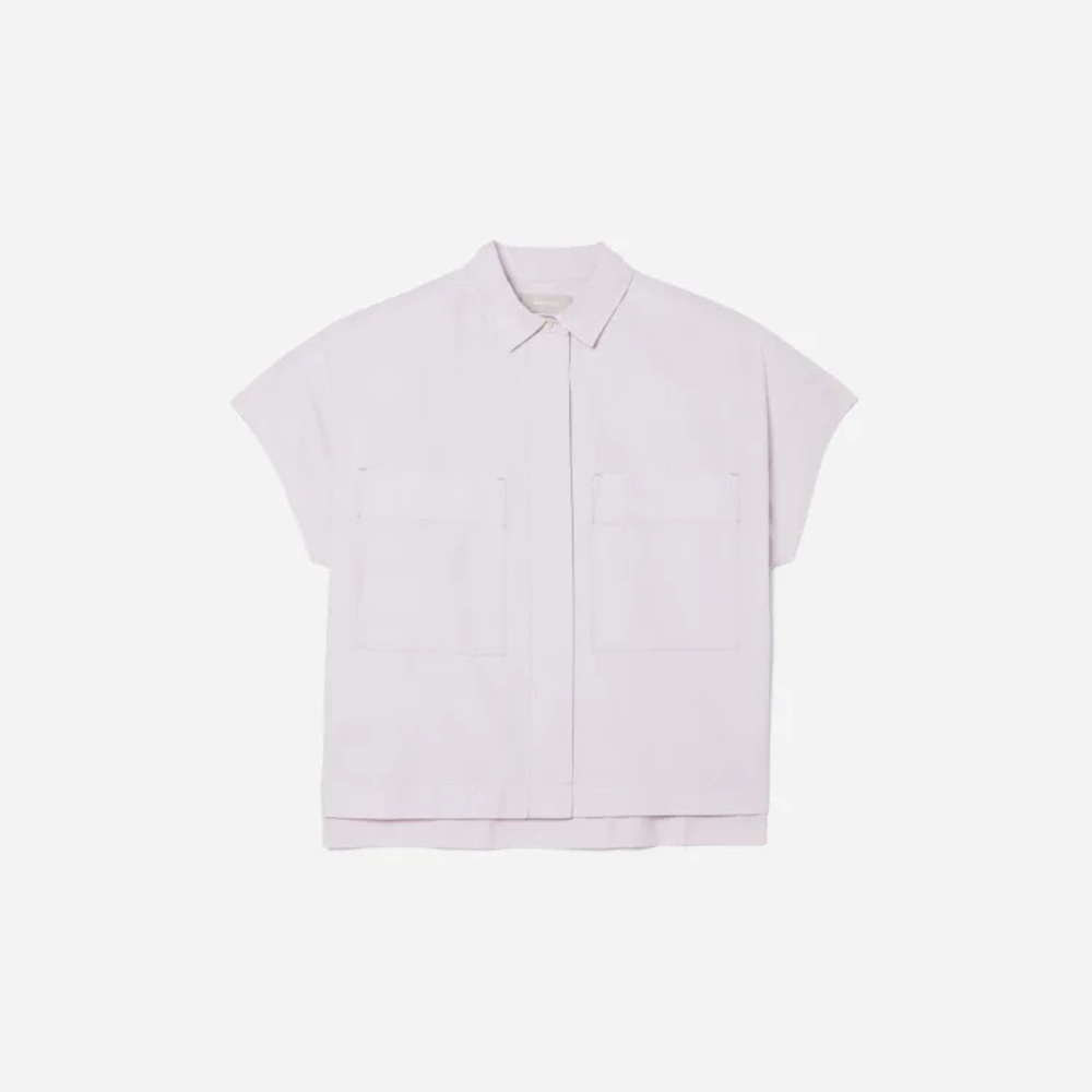 Everlane The Poplin Short-Sleeve Box Shirt